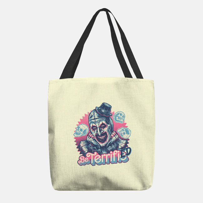 Be Terrified-None-Basic Tote-Bag-glitchygorilla