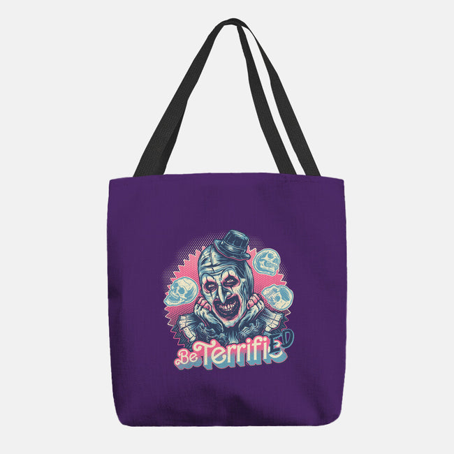 Be Terrified-None-Basic Tote-Bag-glitchygorilla