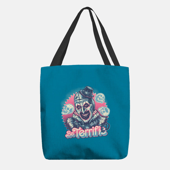 Be Terrified-None-Basic Tote-Bag-glitchygorilla