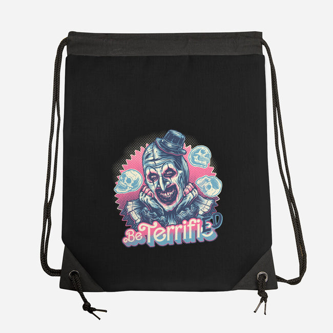 Be Terrified-None-Drawstring-Bag-glitchygorilla