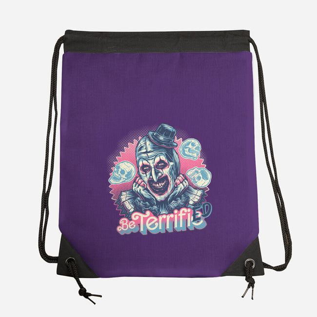 Be Terrified-None-Drawstring-Bag-glitchygorilla
