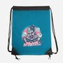 Be Terrified-None-Drawstring-Bag-glitchygorilla
