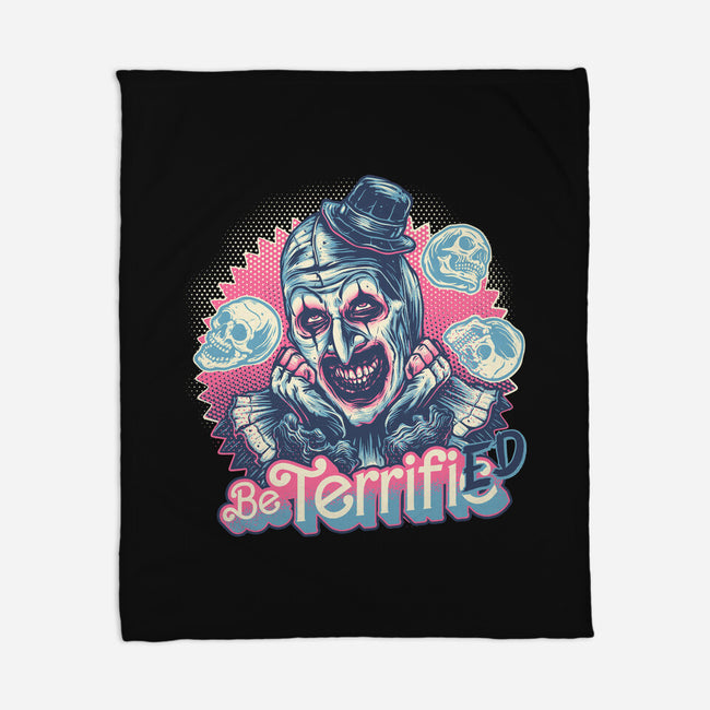 Be Terrified-None-Fleece-Blanket-glitchygorilla