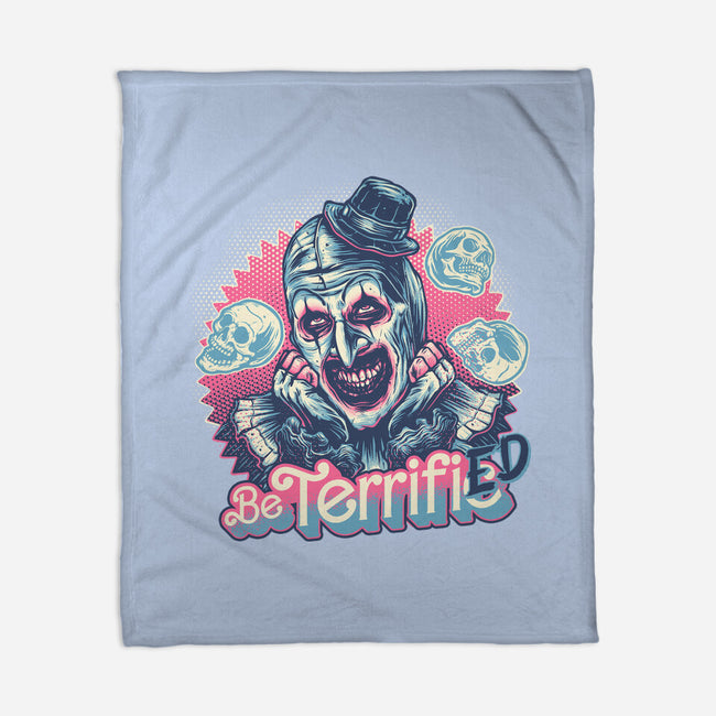 Be Terrified-None-Fleece-Blanket-glitchygorilla