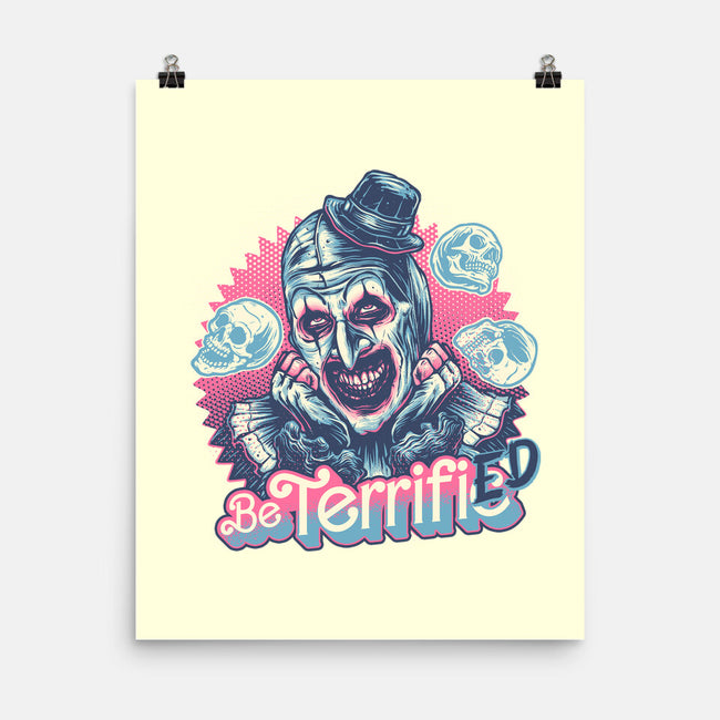 Be Terrified-None-Matte-Poster-glitchygorilla
