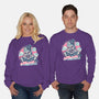 Be Terrified-Unisex-Crew Neck-Sweatshirt-glitchygorilla