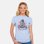 Be Terrified-Womens-Fitted-Tee-glitchygorilla