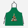 Christmas Tree Kittens-Unisex-Kitchen-Apron-Vallina84