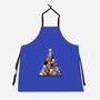 Christmas Tree Kittens-Unisex-Kitchen-Apron-Vallina84