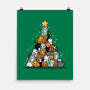 Christmas Tree Kittens-None-Matte-Poster-Vallina84
