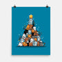 Christmas Tree Kittens-None-Matte-Poster-Vallina84