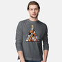 Christmas Tree Kittens-Mens-Long Sleeved-Tee-Vallina84