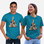 Christmas Tree Kittens-Unisex-Basic-Tee-Vallina84
