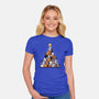 Christmas Tree Kittens-Womens-Fitted-Tee-Vallina84