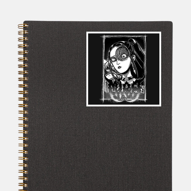 Spiral Mira-None-Glossy-Sticker-Astrobot Invention