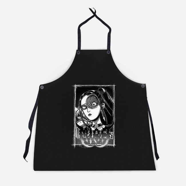 Spiral Mira-Unisex-Kitchen-Apron-Astrobot Invention