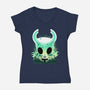 The Knight Of Hollow-Womens-V-Neck-Tee-hypertwenty