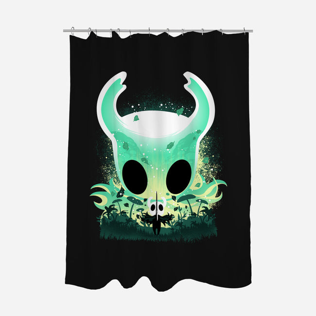 The Knight Of Hollow-None-Polyester-Shower Curtain-hypertwenty
