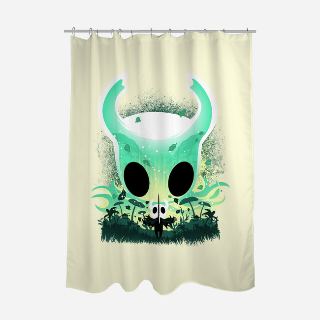 The Knight Of Hollow-None-Polyester-Shower Curtain-hypertwenty