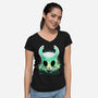 The Knight Of Hollow-Womens-V-Neck-Tee-hypertwenty