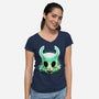 The Knight Of Hollow-Womens-V-Neck-Tee-hypertwenty