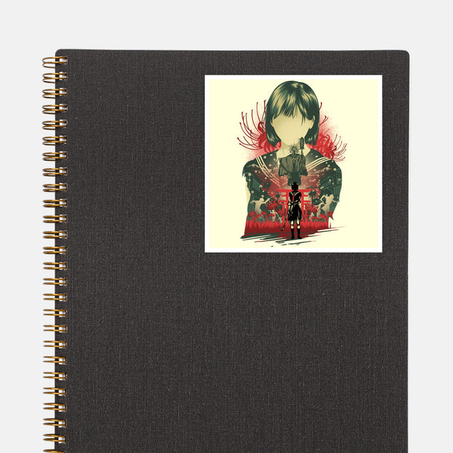 Silent Blossom-None-Glossy-Sticker-hypertwenty