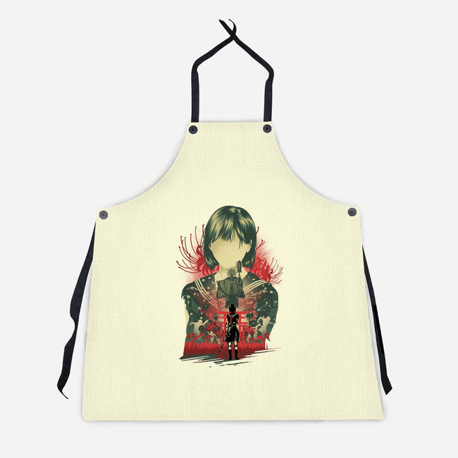 Silent Blossom-Unisex-Kitchen-Apron-hypertwenty