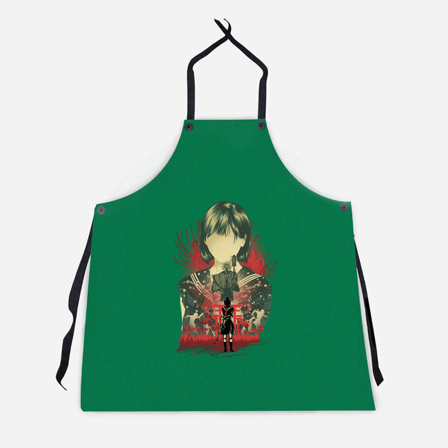 Silent Blossom-Unisex-Kitchen-Apron-hypertwenty