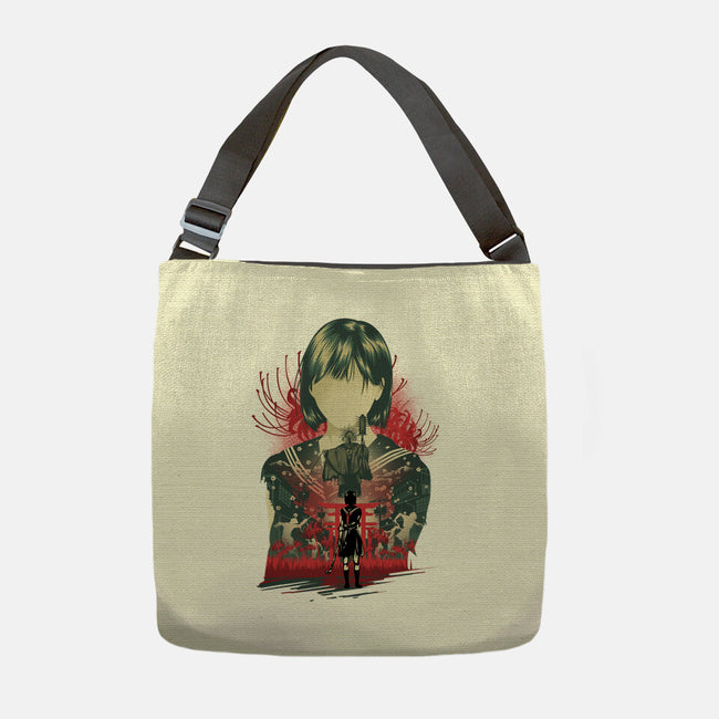 Silent Blossom-None-Adjustable Tote-Bag-hypertwenty