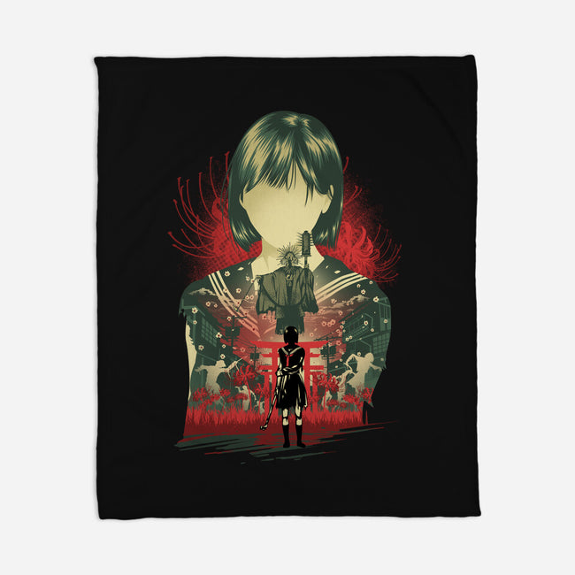 Silent Blossom-None-Fleece-Blanket-hypertwenty