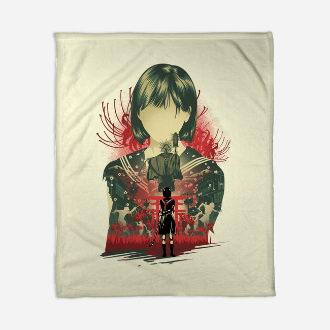 Silent Blossom-None-Fleece-Blanket-hypertwenty