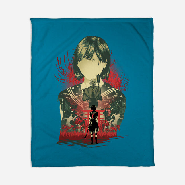 Silent Blossom-None-Fleece-Blanket-hypertwenty