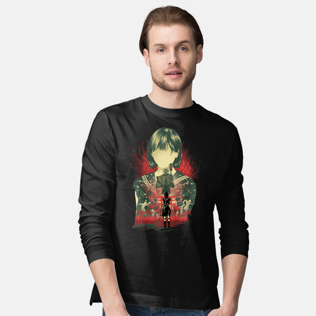 Silent Blossom-Mens-Long Sleeved-Tee-hypertwenty