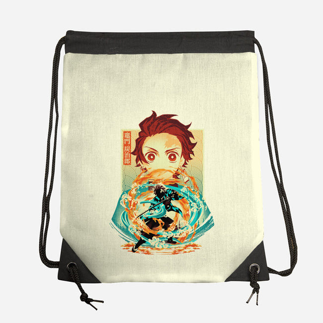 Water And Flame Within-None-Drawstring-Bag-hypertwenty