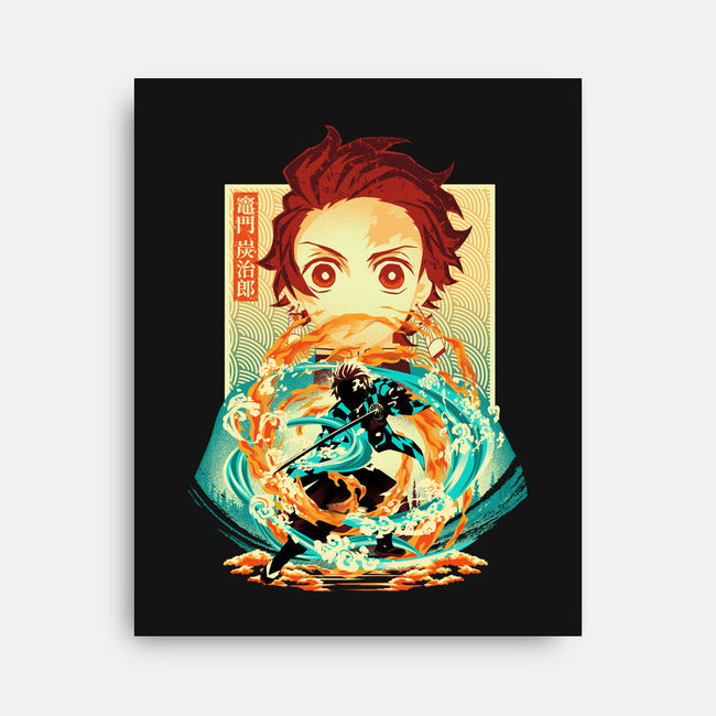 Water And Flame Within-None-Stretched-Canvas-hypertwenty