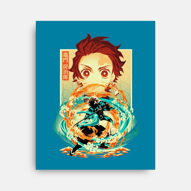 Water And Flame Within-None-Stretched-Canvas-hypertwenty