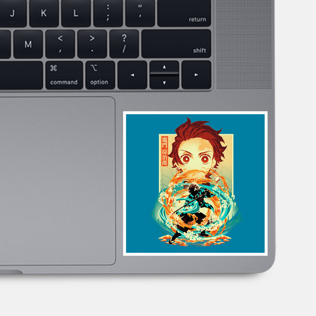 Water And Flame Within-None-Glossy-Sticker-hypertwenty