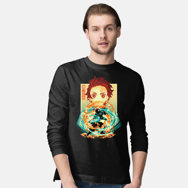 Water And Flame Within-Mens-Long Sleeved-Tee-hypertwenty