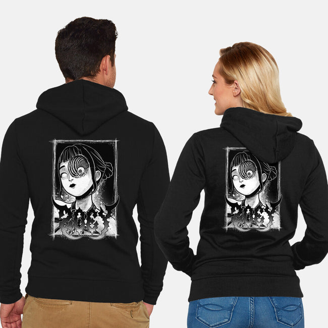 Spiral Zoey-Unisex-Zip-Up-Sweatshirt-Astrobot Invention