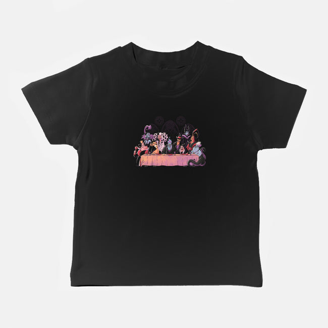 Dinner Of Villains-Baby-Basic-Tee-Arigatees