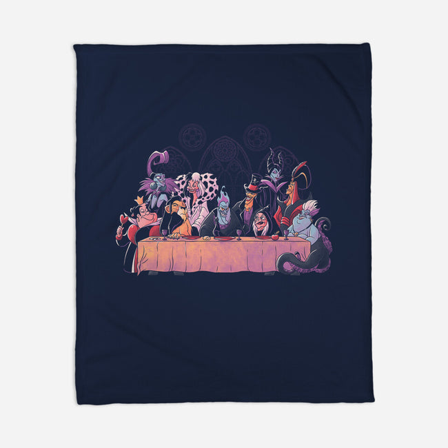 Dinner Of Villains-None-Fleece-Blanket-Arigatees