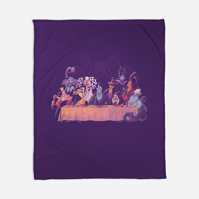 Dinner Of Villains-None-Fleece-Blanket-Arigatees