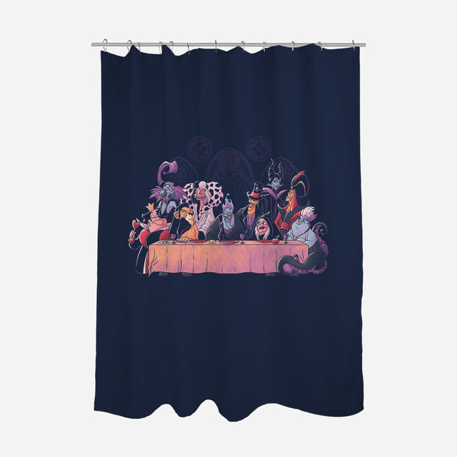 Dinner Of Villains-None-Polyester-Shower Curtain-Arigatees
