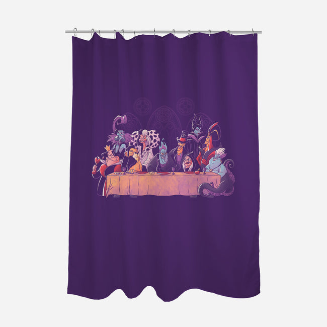 Dinner Of Villains-None-Polyester-Shower Curtain-Arigatees