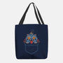 Blue Tiger Pocket-None-Basic Tote-Bag-Arigatees