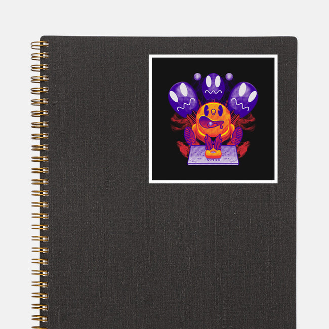 Pacman Ouija-None-Glossy-Sticker-Samuel