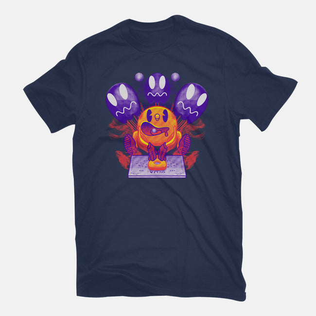 Pacman Ouija-Womens-Fitted-Tee-Samuel