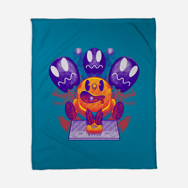 Pacman Ouija-None-Fleece-Blanket-Samuel