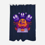 Pacman Ouija-None-Polyester-Shower Curtain-Samuel