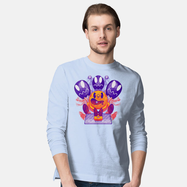 Pacman Ouija-Mens-Long Sleeved-Tee-Samuel